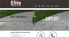Desktop Screenshot of eliteconcretelifting.com